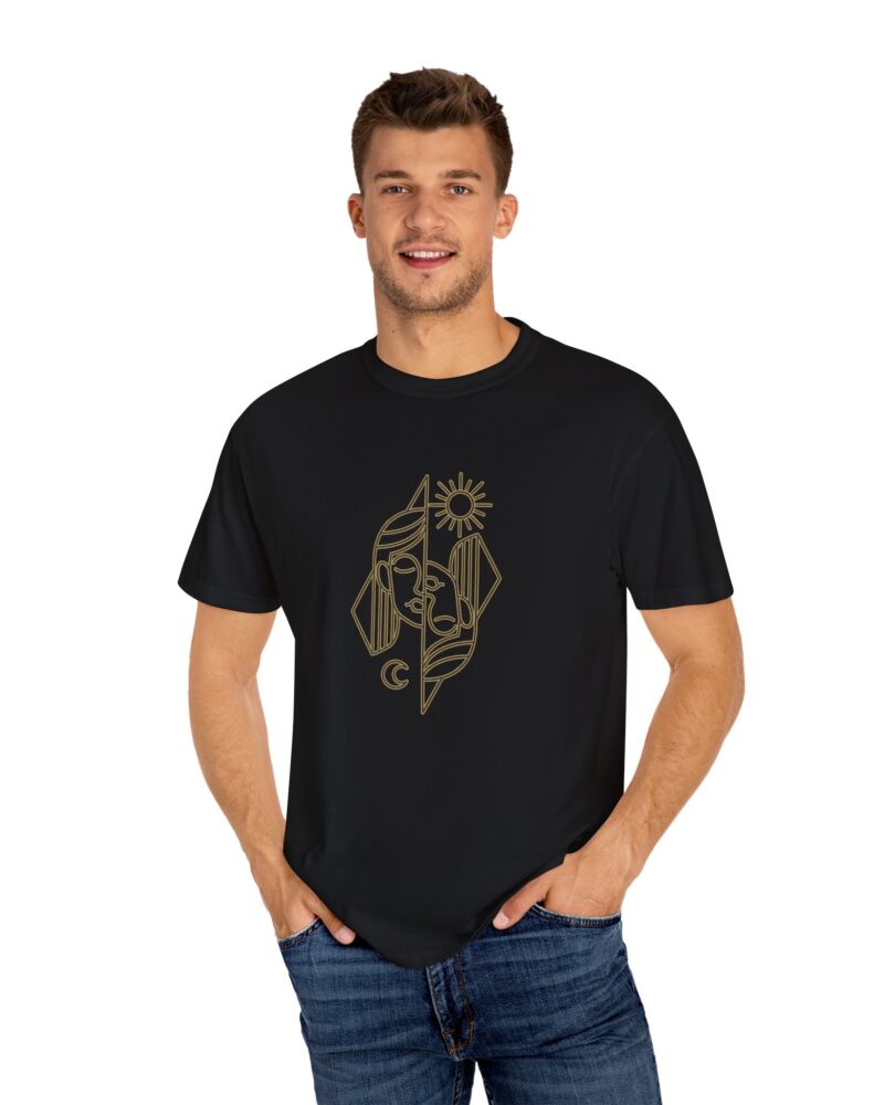 Sun Moon Zodiac Gemini T-shirt - Unisex