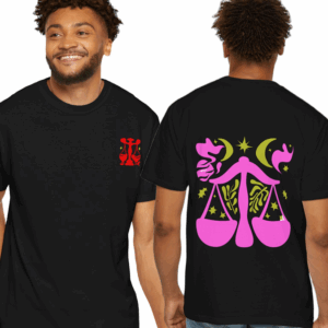 Whimsical Balance Unisex T-Shirt for Libra